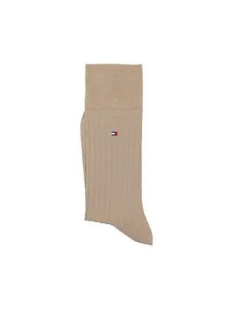 TOMMY HILFIGER | Socken dark grey melange | hellbraun